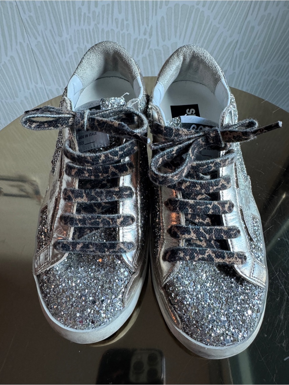 Golden Goose Super star platinum glitter - Picture 3 of 12